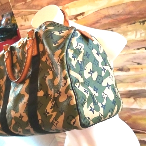 LOUIS VUITTON x Takashi Murakami Monogramouflage Speedy 35 Limited Edition 2008 - Picture 6 of 16